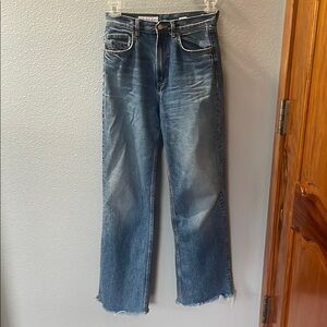 Zara Blue Flare & Wide Leg Jeans